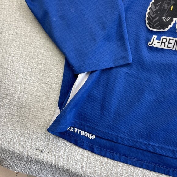 Vintage Y2K New Holland Tractor Hockey Jersey Men’s Sz XXL Blue Farm Equipment - Picture 6 of 15